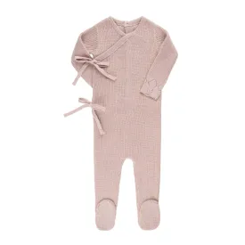 Pippin Diamond Knit Footie w/ Bonnet