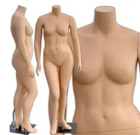 Plus Size Female Headless Mannequin MM-RPLUSF1