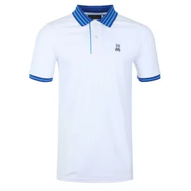 Psycho Bunny Norris Pique Polo Shirt in White