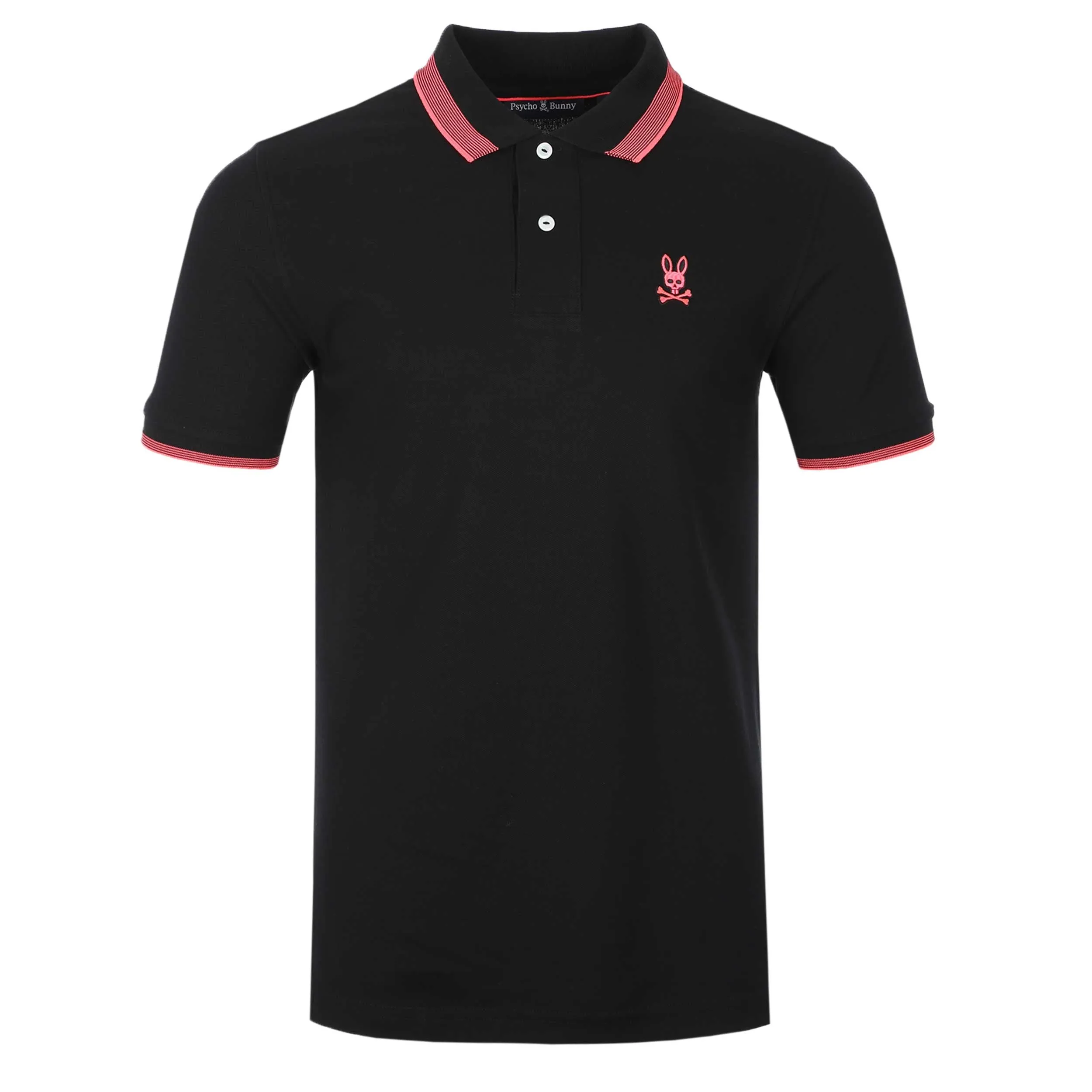 Psycho Bunny Queensbury Pique Polo Shirt in Black