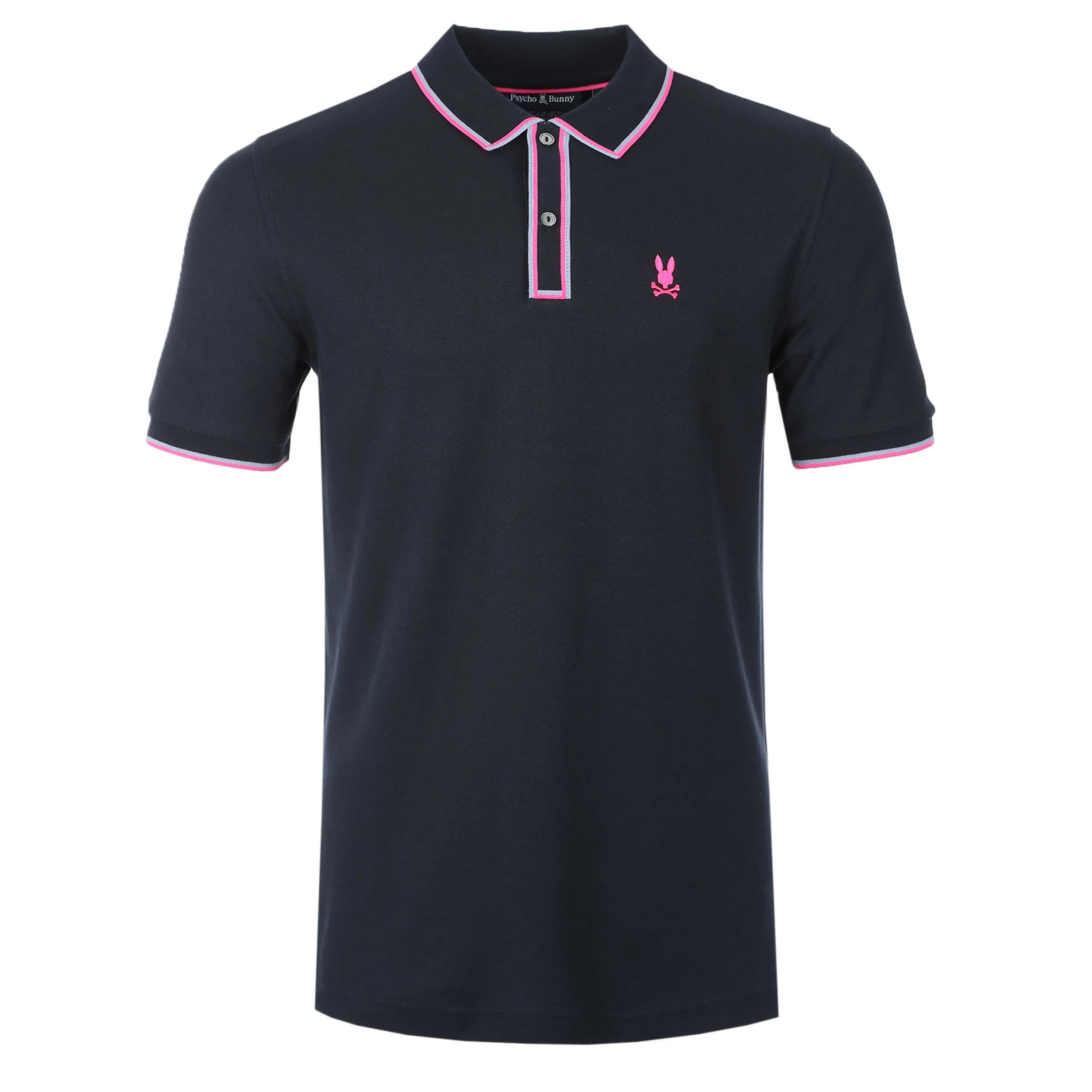 Psycho Bunny The Kent Pique Polo Shirt in Navy