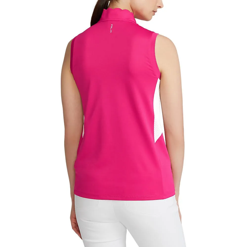 RLX Ralph Lauren Women's Mix Sleeveless Airflow - Aruba Pink/Pure White