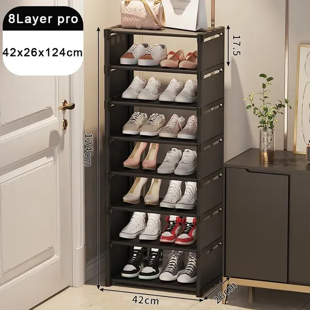 Shoe Rack Organize Multi-layer Adjustable Shoe Cabinet*