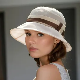 Silk Women's Summer Travel Fisherman Sun Hat