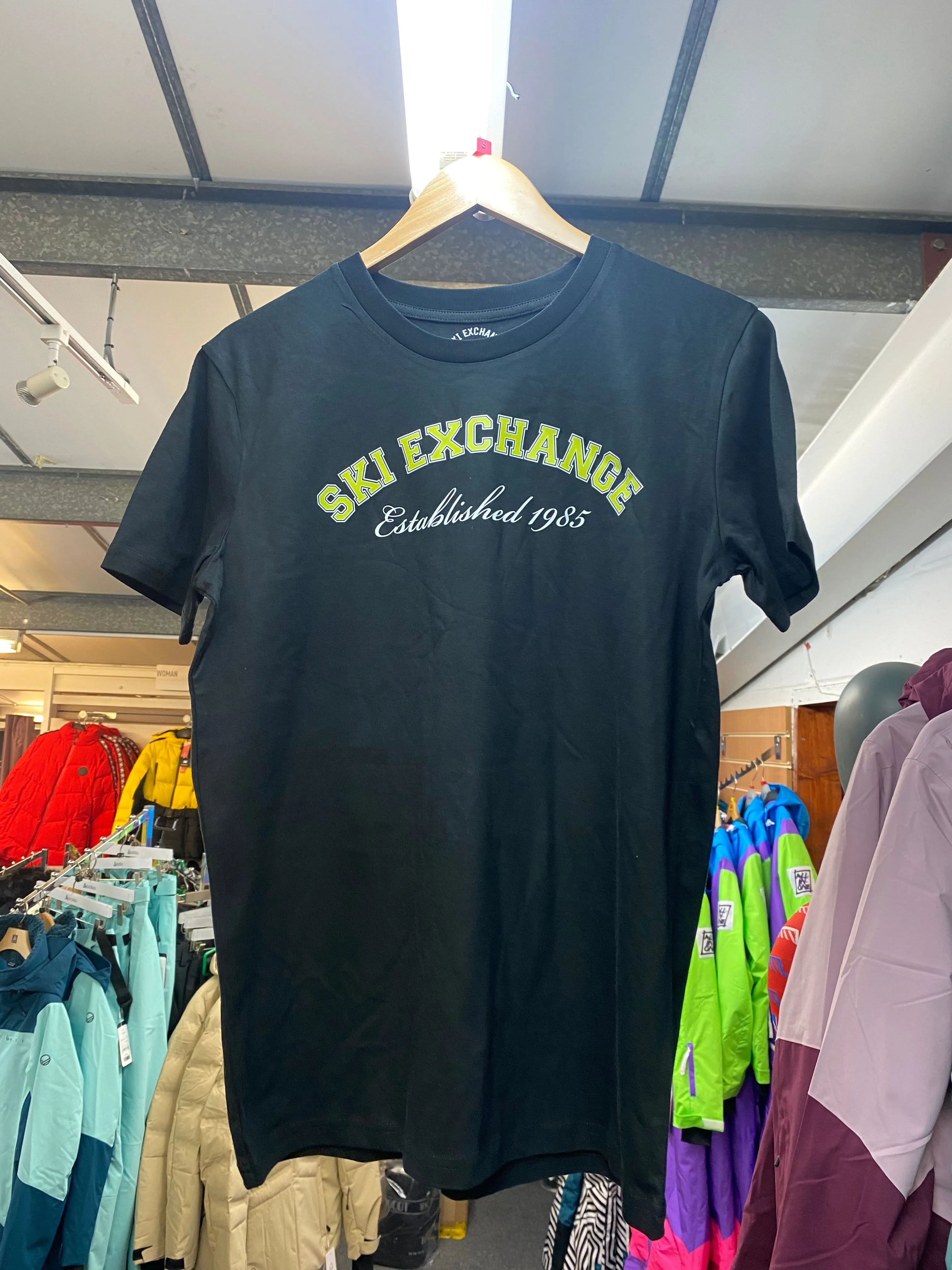 Ski Exchange Old School T-Shirt Black