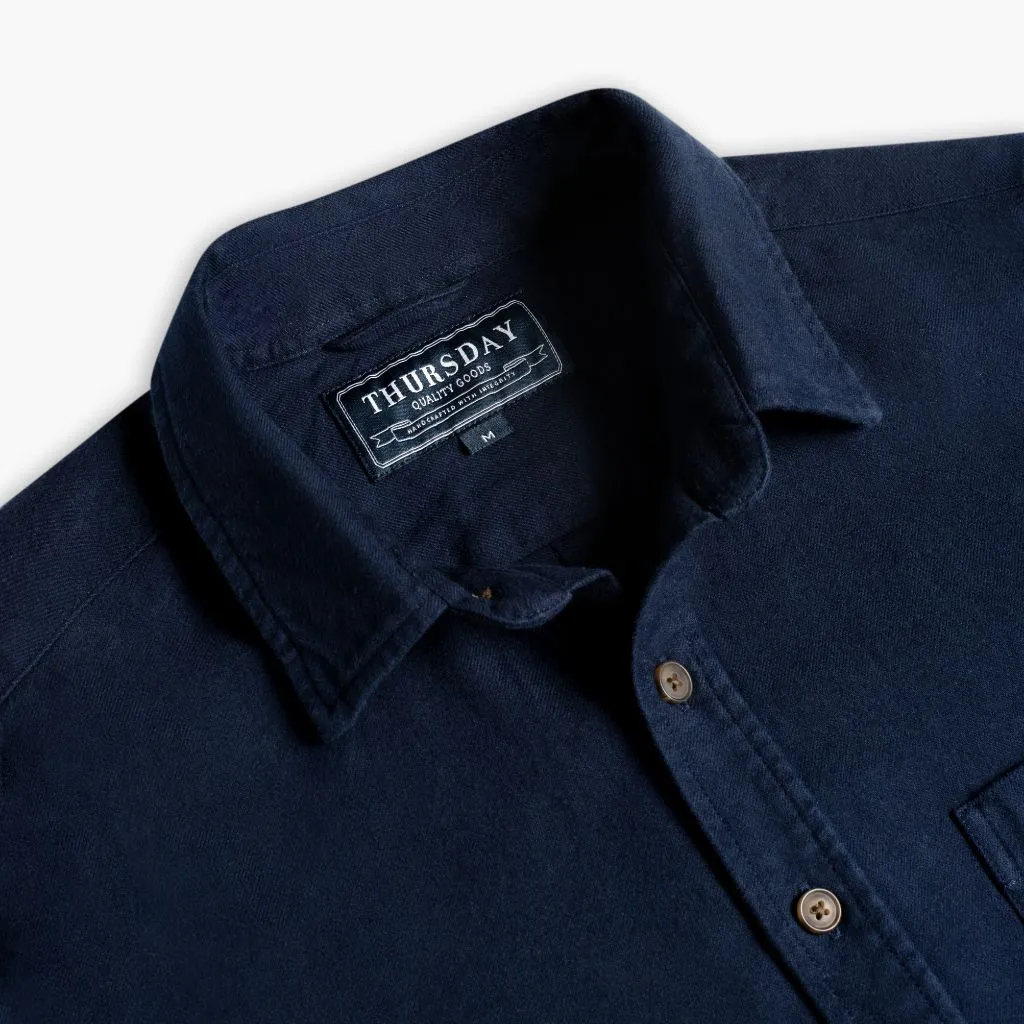 Solid Shirt | Navy