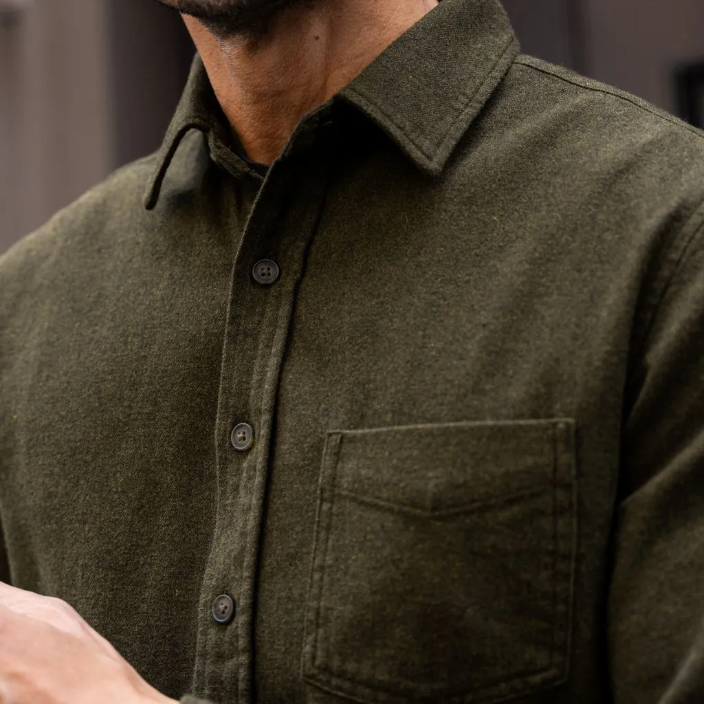 Solid Shirt | Olive