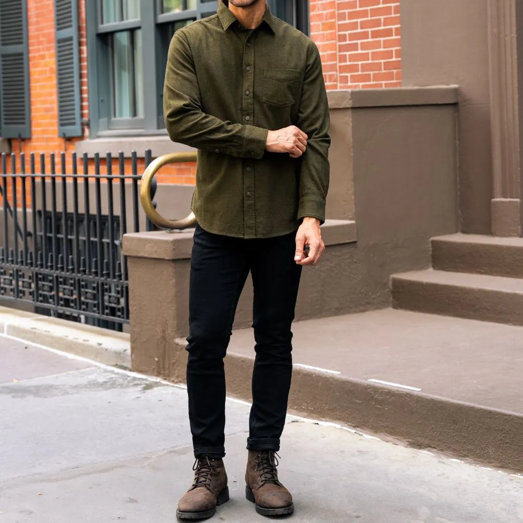 Solid Shirt | Olive