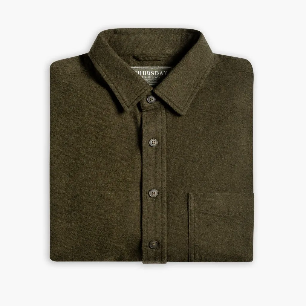 Solid Shirt | Olive