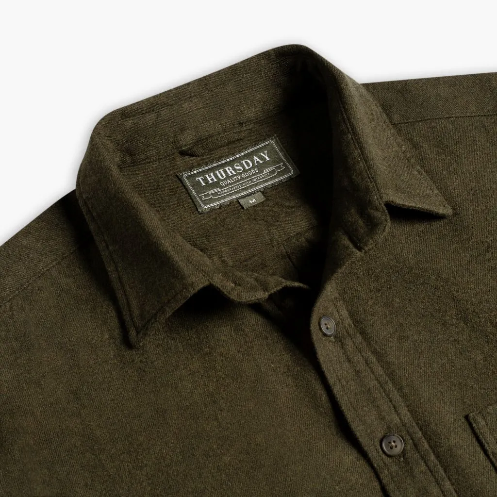 Solid Shirt | Olive