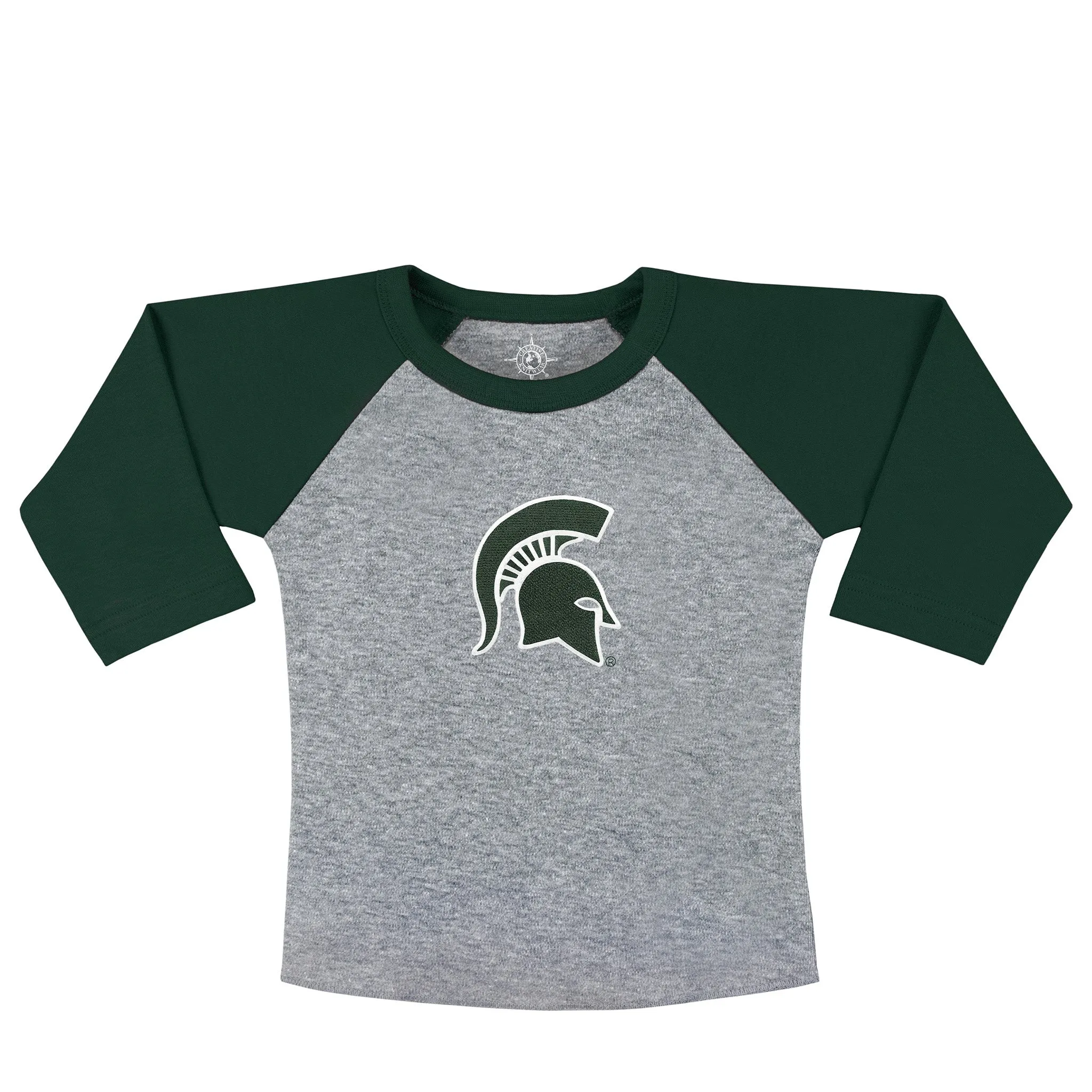 Spartan Helmet Toddler Raglan Sleeve Shirt