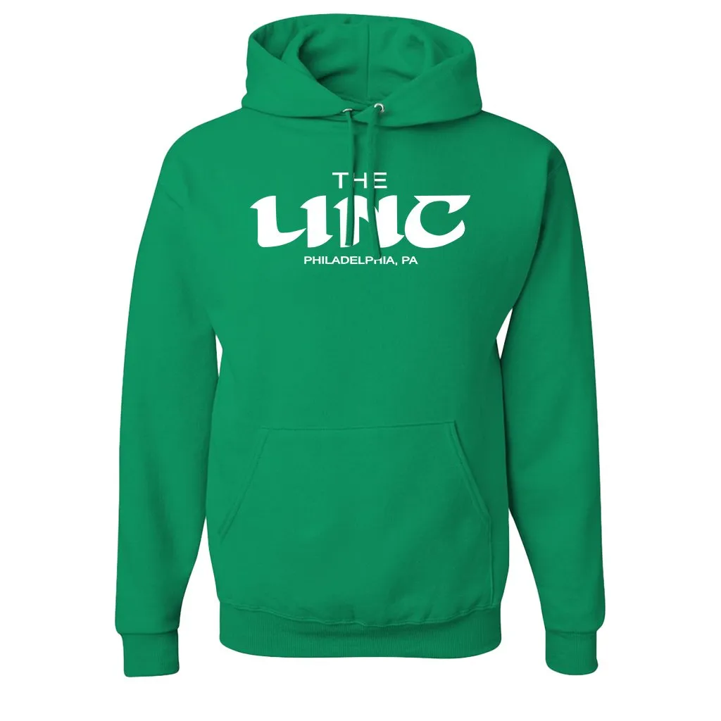 The Linc Birds Lettering Pullover Hoodie | The Linc Birds Lettering Kelly Green Pullover Hoodie