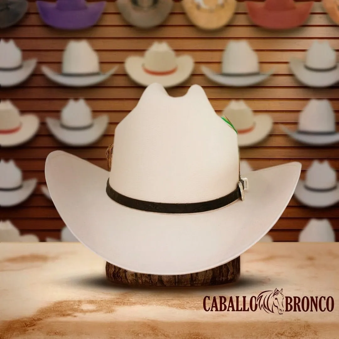 Tombstone 1,000X Cowboy El Inombrable Shape Hat with Feathers