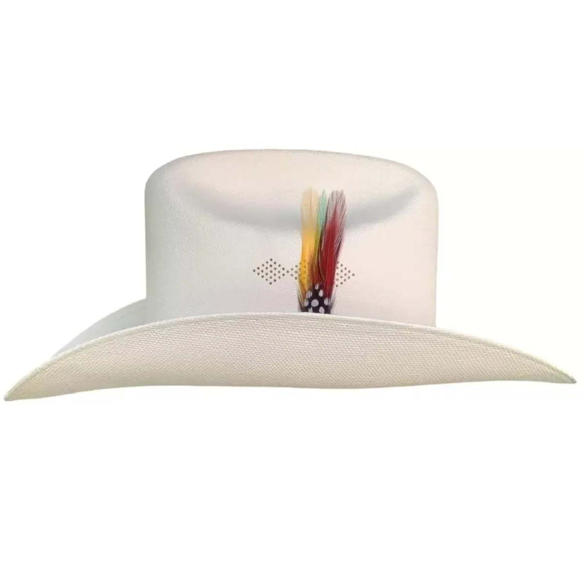 Tombstone 1,000X Cowboy El Inombrable Shape Hat with Feathers