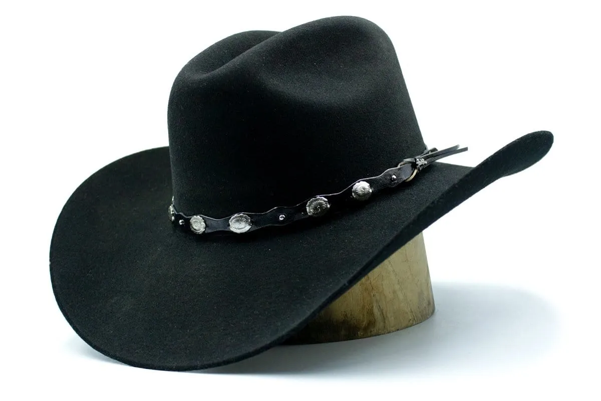 Tombstone 20X Cowboy Felt Hat Low Crown Black TOM-4201