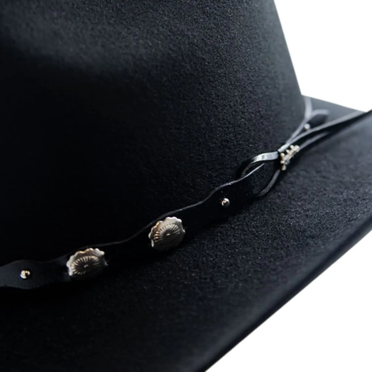 Tombstone 20X Cowboy Felt Hat Low Crown Black TOM-4201