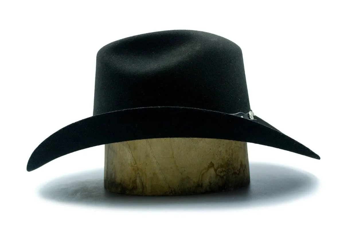 Tombstone 20X Cowboy Felt Hat Low Crown Black TOM-4201