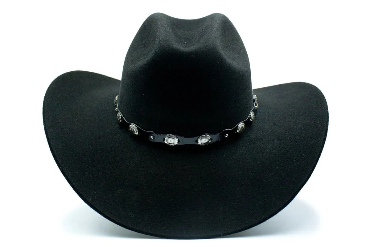 Tombstone 20X Cowboy Felt Hat Low Crown Black TOM-4201