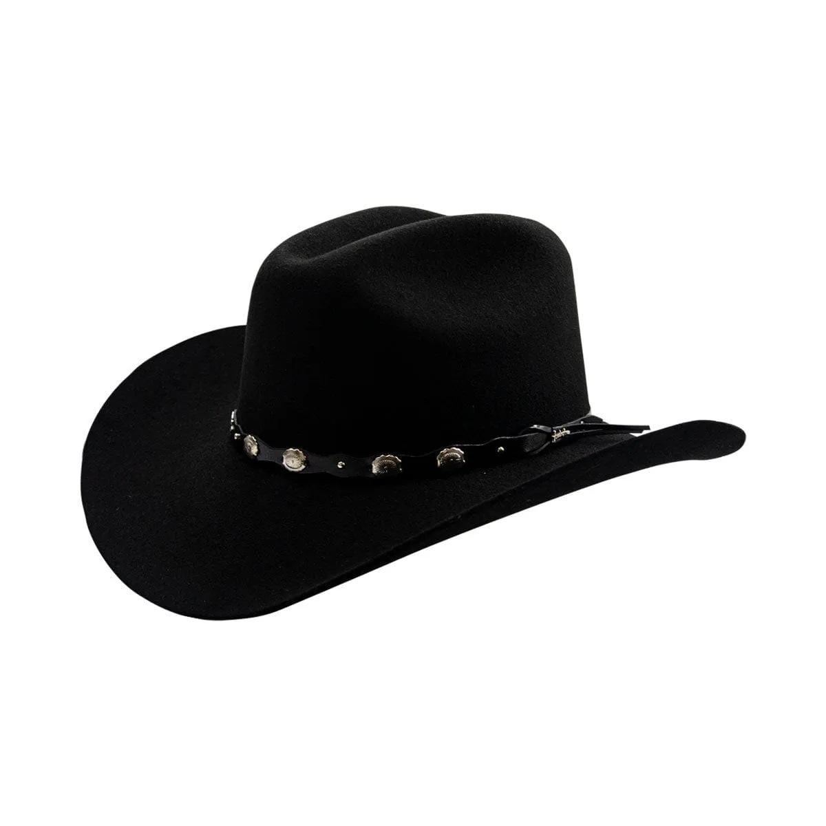 Tombstone 20X Cowboy Felt Hat Low Crown Black TOM-4201