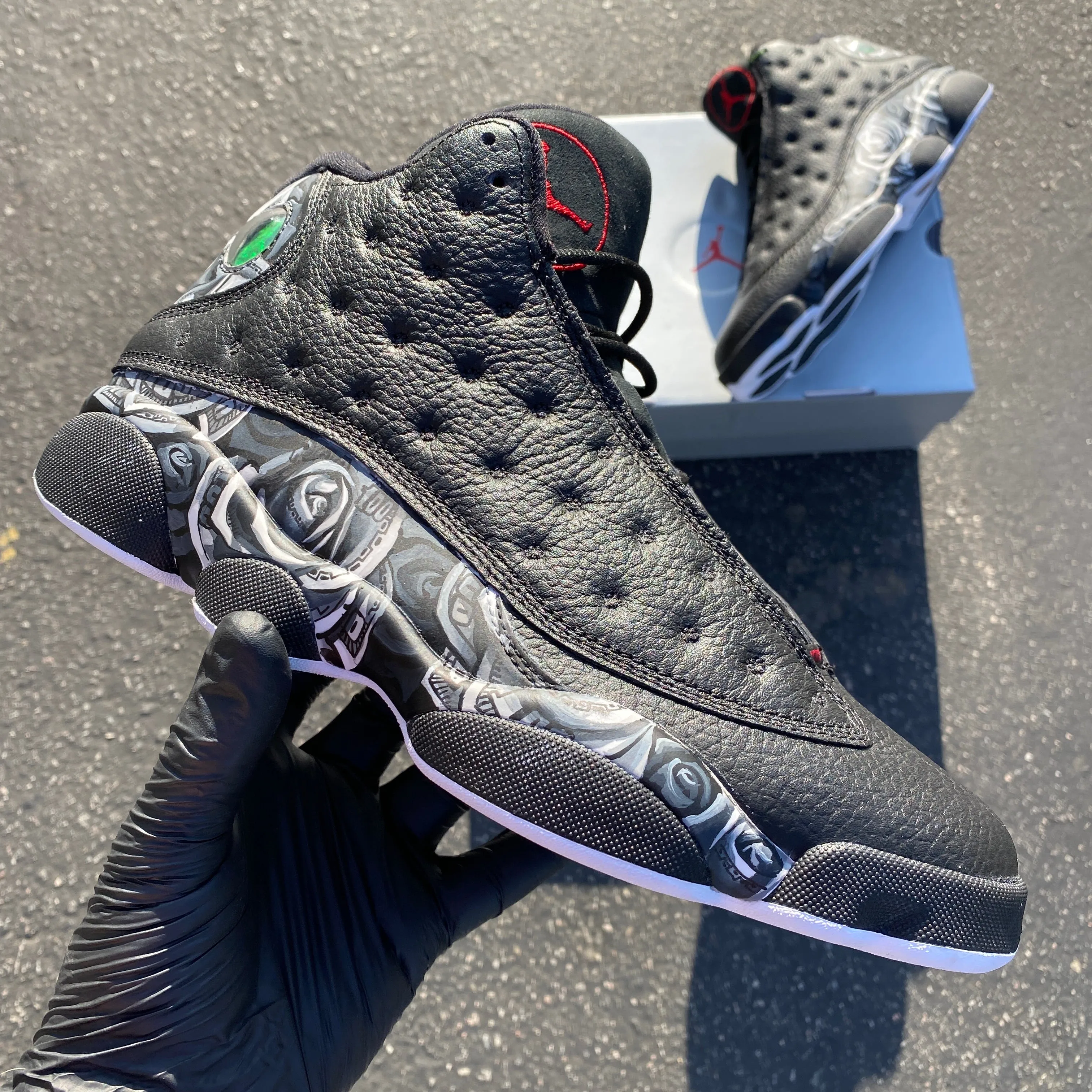 US Men's size 9 Jordan 13 Reverse He Got Game - Custom Order - Invoice 2 of 2