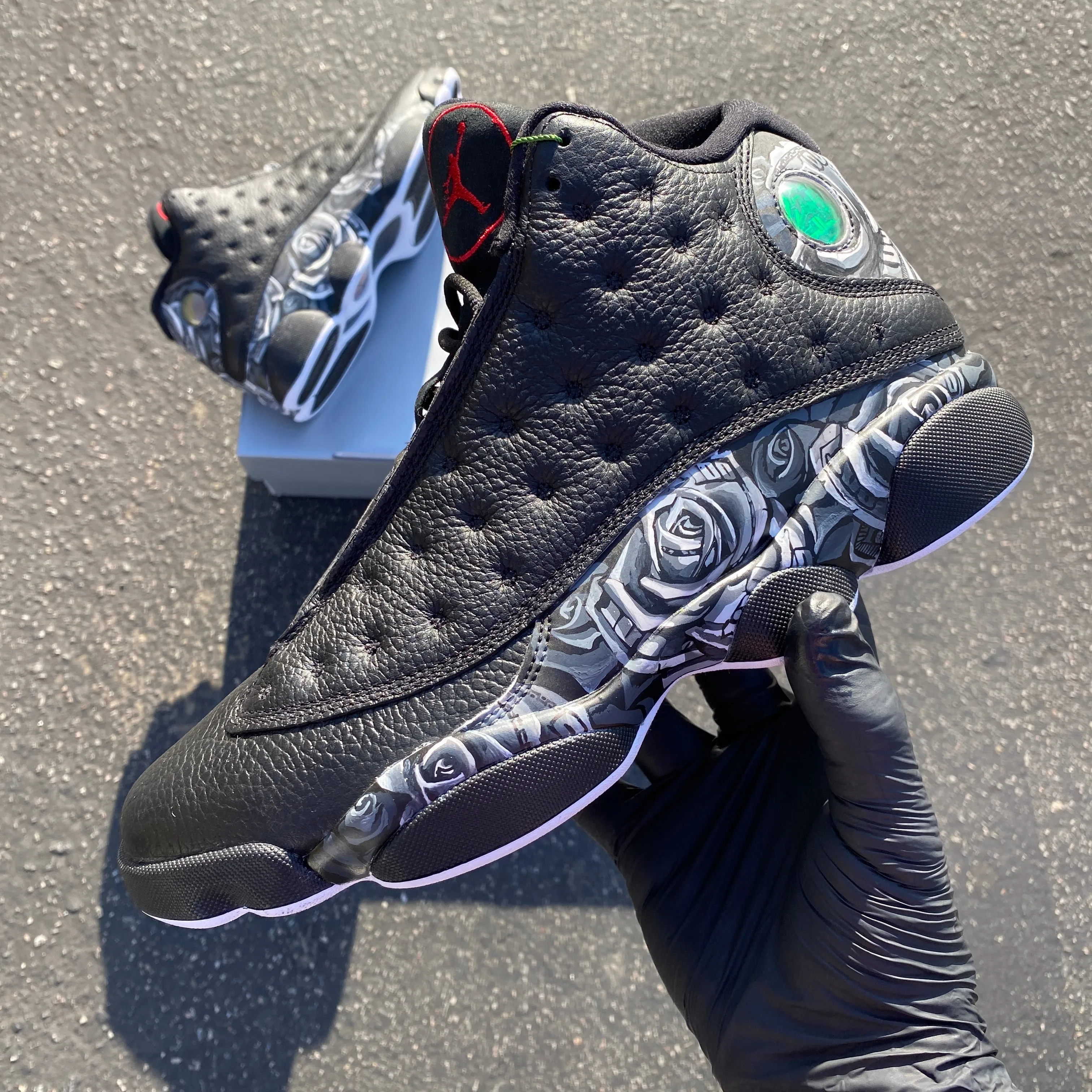 US Men's size 9 Jordan 13 Reverse He Got Game - Custom Order - Invoice 2 of 2