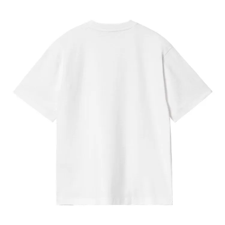 W' S/S ABLAZE T-SHIRT / CARHARTT WIP / WHITE