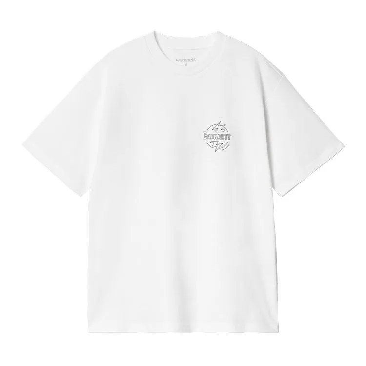 W' S/S ABLAZE T-SHIRT / CARHARTT WIP / WHITE