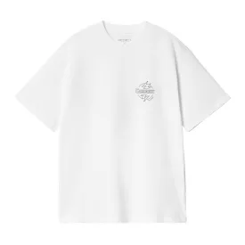 W' S/S ABLAZE T-SHIRT / CARHARTT WIP / WHITE