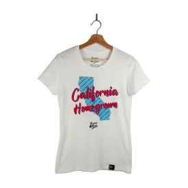 Women "California Homegrown" T-Shirt - White