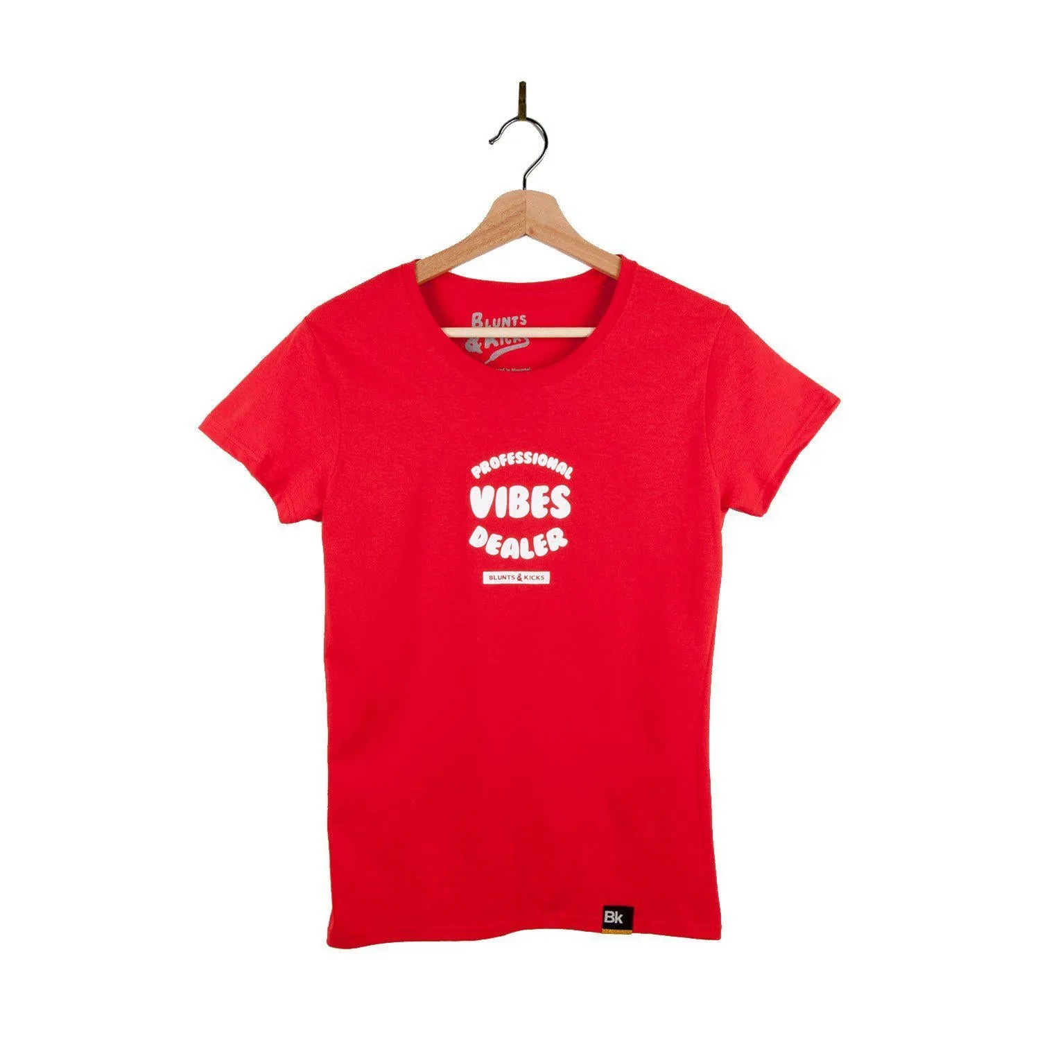 Women "Professional Vibes Dealer" T-Shirt - Red