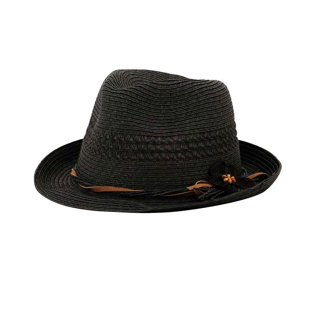 Women's Toyo Braid Fedora Hat