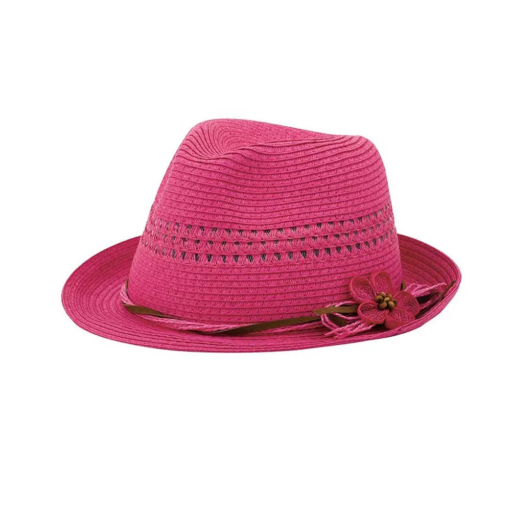 Women's Toyo Braid Fedora Hat