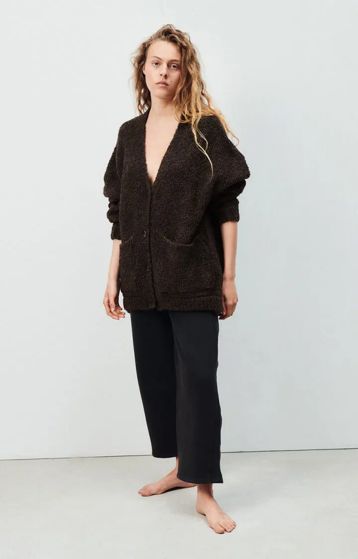 Zolly Cardigan in Charcoal Melange